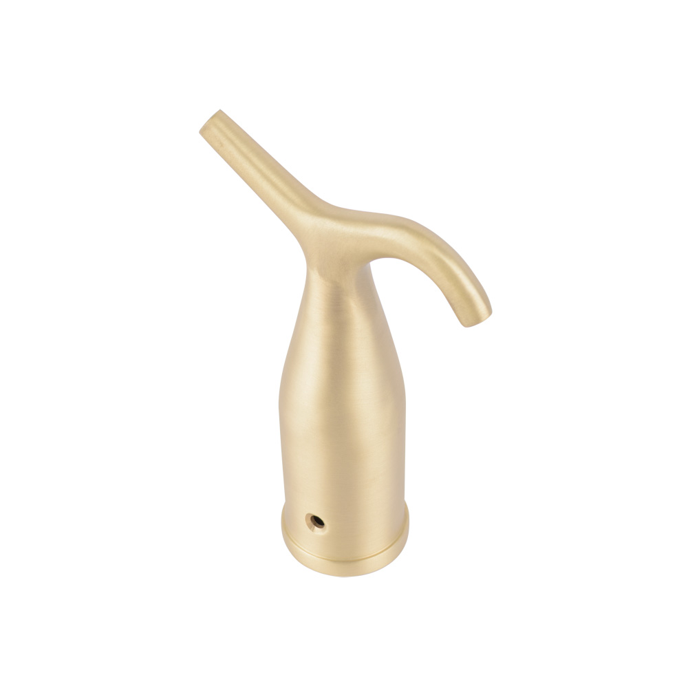 Sash Heritage Pole Hook - Satin Brass